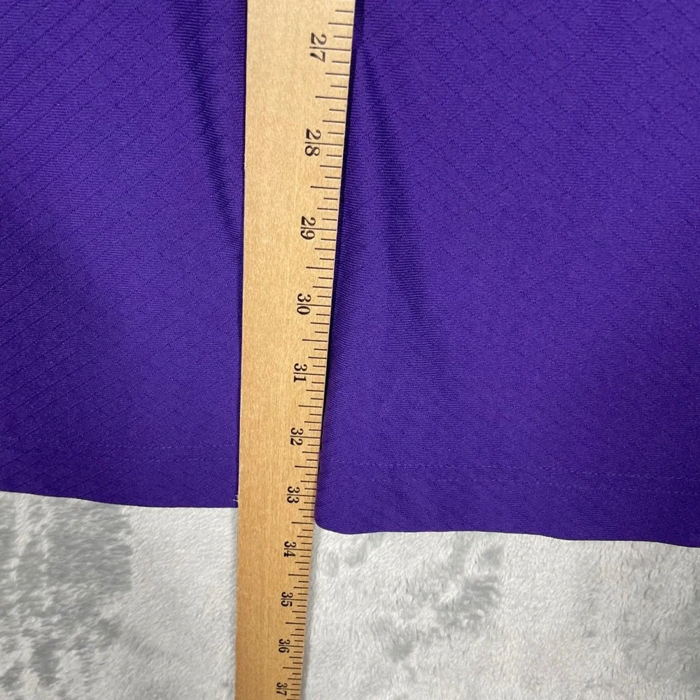 Nike Dri-FIT LSU Tigers Polo Shirt Mens XL Purple Yellow 22698X-LS1 NCAA